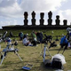 Illustration for article titled A total solar eclipse over Easter Island